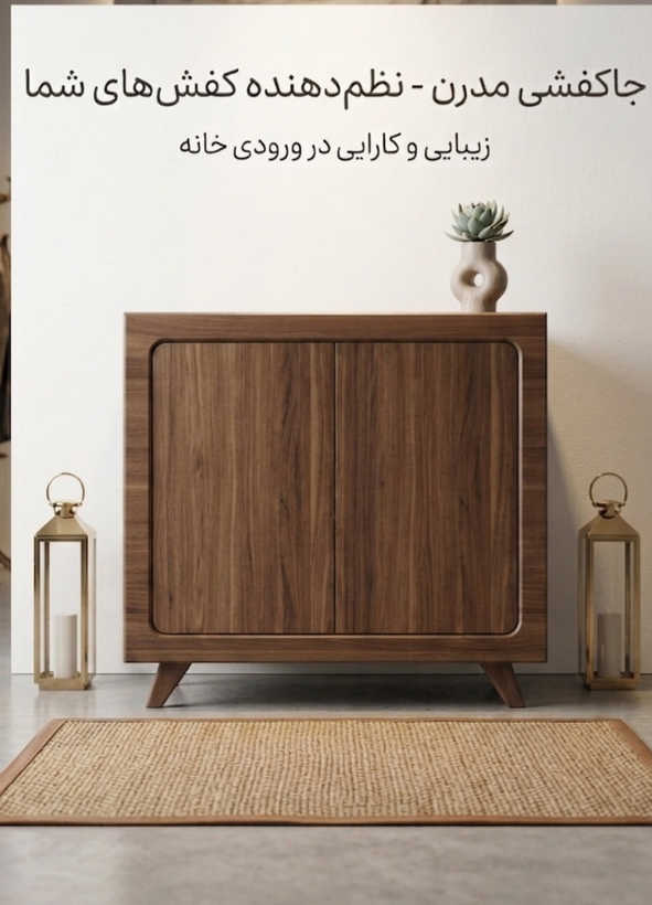 ست میز و آینه کنسول سام تک تمام MDF عرض 160 و 180 سانت در رنگ بندی های متنوع